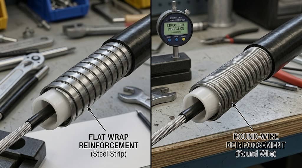 Flat Wrap vs Round-Wire