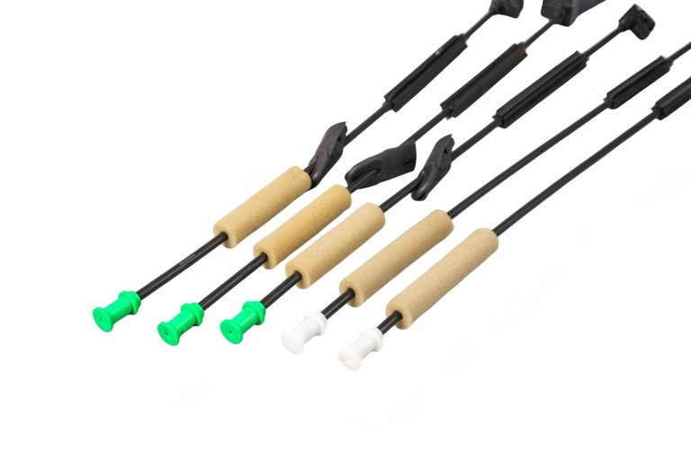 custom injection molded connectors for control cables