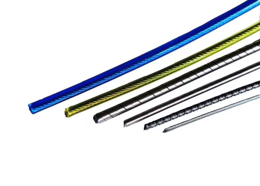 internal wire and conduit structures for push pull cables